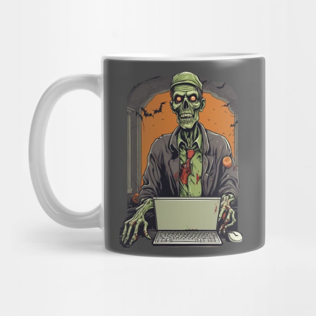 Zombie computer scientist software developer geek by Edgi
